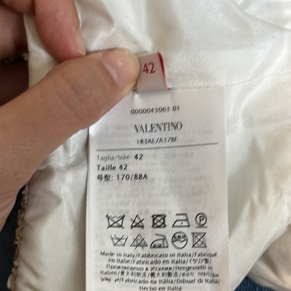 Valentino Tweed Crop Top